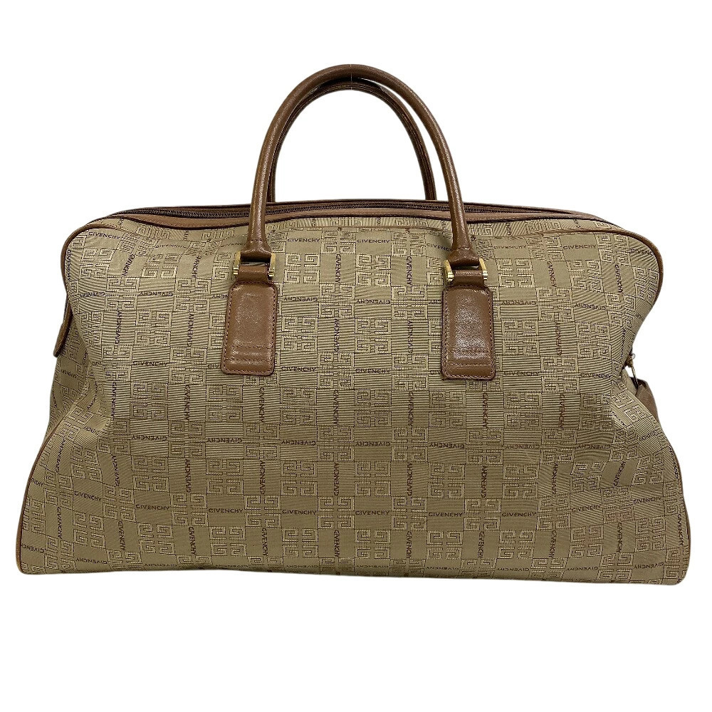 Givenchy Bag Travel Over Logo Boston Suitcase Brown All Handbag